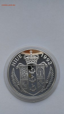 Ниуэ 5 долларов 1992 год КОРАБЛЬ Баунти до 12.01 - PHOTO_20161212_152710
