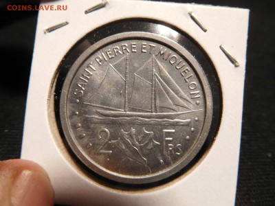 Cан Пьер и Микелон 2 франка 1948 UNC - san pier miquelon-1