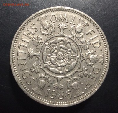 Великобритания 2 шиллинга 1966 г - image