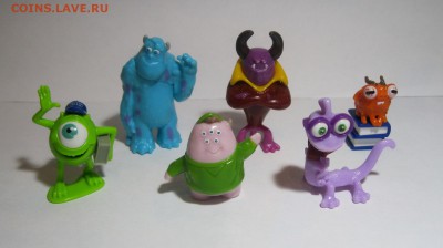 Игрушки Киндер Сюрприз Корпорация Монстров 6 шт разные_16.01 - 2