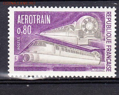 Франция 1970г локомотивы - 25л