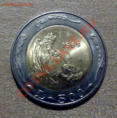 Сан-Марино 500лир 1989 Скульптор (биметалл) 20.01 21.00 - С-М-1989-1