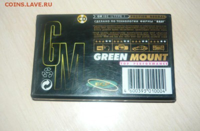 Новая запечатанная аудиокассета ECP GM 90 GREEN MOUNT - 355.JPG