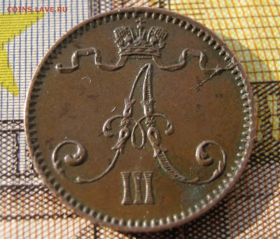 Царская ФИНЛЯНДИЯ 1 пенни 1893. ХОРОШАЯ. 16.01.2017. - 007.JPG