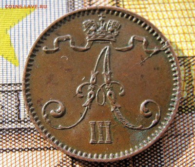 Царская ФИНЛЯНДИЯ 1 пенни 1893. ХОРОШАЯ. 16.01.2017. - 008.JPG