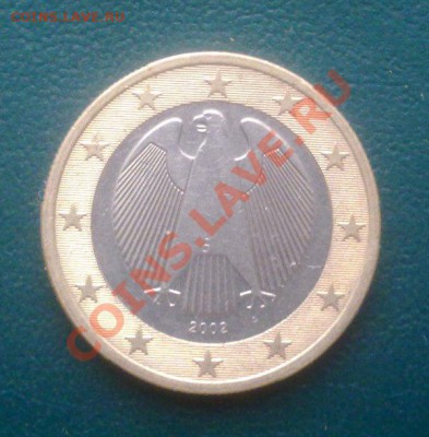 Германия 1евро 2002 А (биметалл) 20.01 21.00 - германия-1