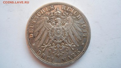Бавария 3 марки 1911 с 200 рублей до 16.01.2017 - DSC05109.JPG