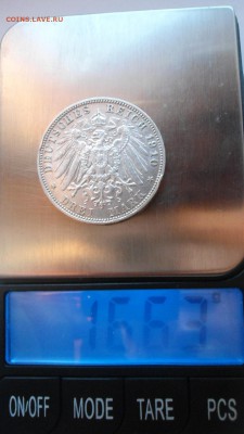 Бавария 3 марки 1910 с 200 рублей до 16.01.2017 - DSC05118.JPG