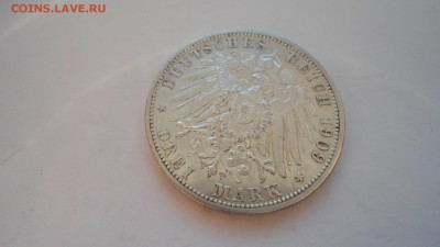 Баден 3 марки 1909 с 200 рублей до 16.01.2017 - DSC04867.JPG