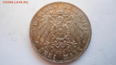 Саксония 3 марки 1912 с 200 рублей до 16.01.2017 - DSC05051.JPG