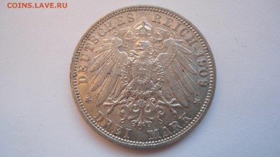 Пруссия 3 марки 1909 с 200 рублей до 16.01.2017 - DSC05088.JPG