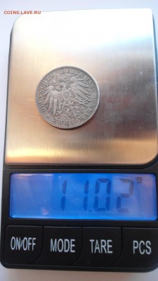Пруссия 2 марки 1893 с 200 рублей до 16.01.2017 - DSC05047.JPG