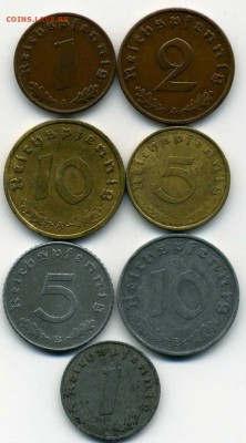 Германия 3 рейх 1937 - 42 гг 7 разных. до 17 01 17. 22-00 - хх194