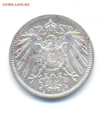 Ag. Германия 1 марка 1914 А. до 15.01 22:00 - 3