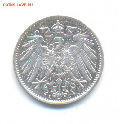 Ag. Германия 1 марка 1914 Е. до 15.01 22:00 - 4