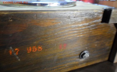Настольные часы Германия (Стрелы) начало 20 века дерево. - SAM_6069.JPG
