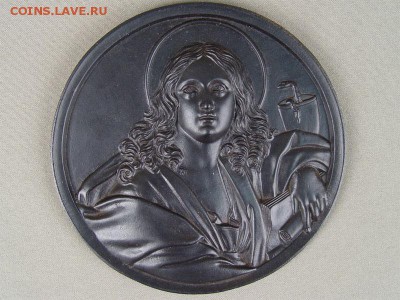 Барельеф Апостол Иоанн Богослов. Чугун - 16203