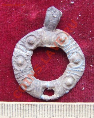 ДОМОНГОЛЬСКАЯ СВИНЦОВАЯ ЛУННИЦА. 8-9вв. - лунн-1