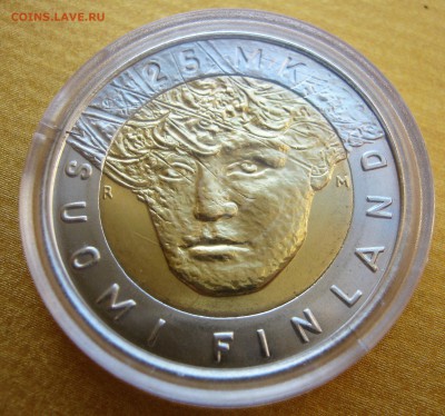 ФИНЛЯНДИЯ 25 марок 2001. ЧМ по лыжам. БИметалл. 17.01.2017. - 019.JPG