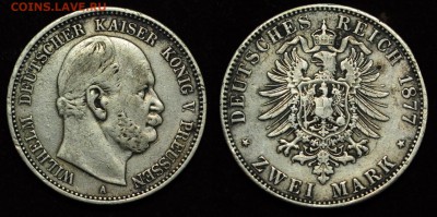 ФИКС - таллеры, марки и др. Германия - Пруссия_2марки1877_1_1