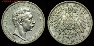 ФИКС - таллеры, марки и др. Германия - Пруссия_2марки1907_1_1