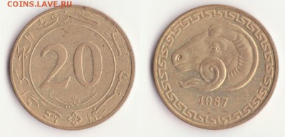 Алжир, 20 сентим 1987 FAO до 18.01. - Рисунок (487)