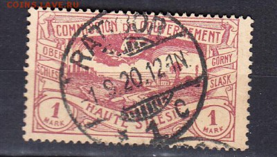 Германия Силезия 1920г 1м 1м - 394
