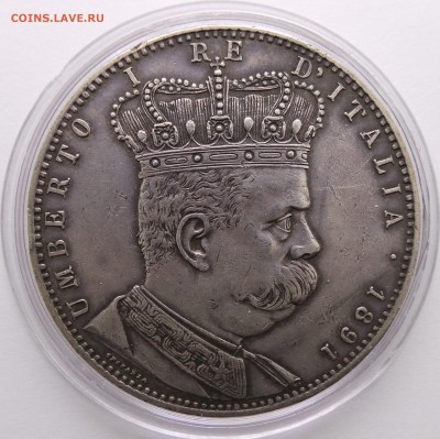 Эритрея, 5 лир 1891 оценка - 17.JPG