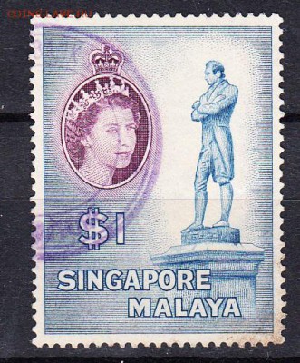 Колонии 1955 Сингапур Малайзия 1м 1$ - 407