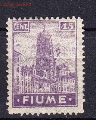 г Фиум ( италия) 1919г 1м - 396