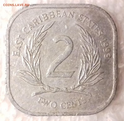 Восточно-Карибские Штаты 2 цента 1993 до 17 янв. 22-00 мск - ВОСТОЧНЫЕ КАРИБЫ 2 цента 1993 20170112_175120