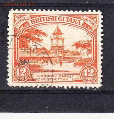 Колонии 1938 Британская Гвиана 1м 12с - 365