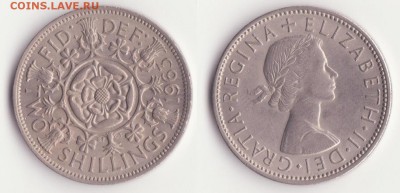 Великобритания, 2 шиллинга 1963г до 19.01. - Рисунок (370)