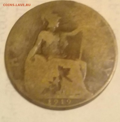 2 пенни 1919,Великобритании,до 15.01. - 20170113_171333