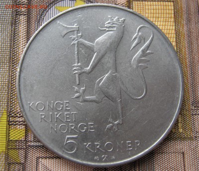 НОРВЕГИЯ 5 крон 1978. 350 лет армии. 19.01.2017. - 148.JPG