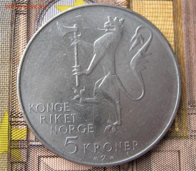 НОРВЕГИЯ 5 крон 1978. 350 лет армии. 19.01.2017. - 147.JPG