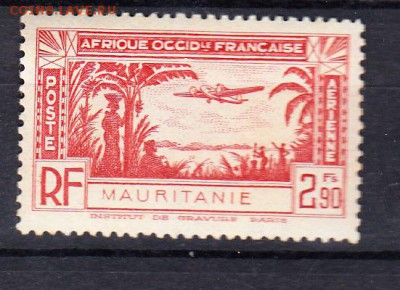 Колонии 1940 Мавритания 1м - 455