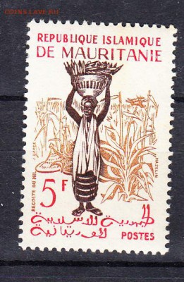 Колонии 1960 Мавритания 1м 5фр - 456