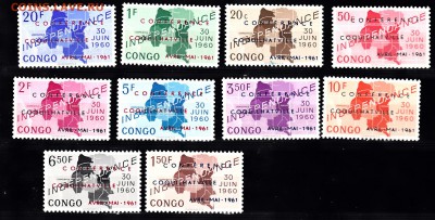 Колонии 1961 Конго 10м - 484