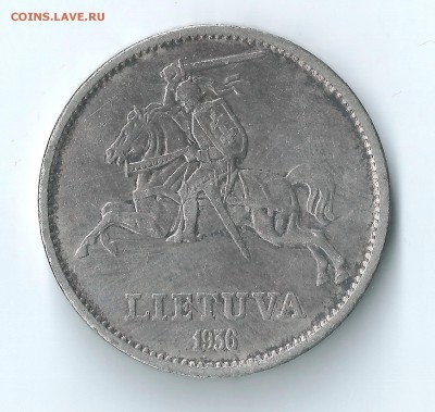 Литва 10 лит 1936 до 20.01.2017 22:00 - 02