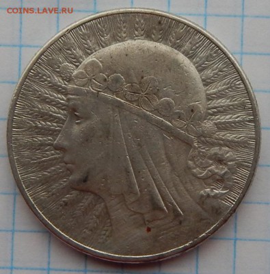 10 злотых 1932 года Польша серебро,Ядвига. - DSCN1631.JPG