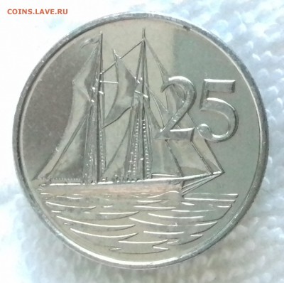 КАЙМАН, О-ВА 25 центов 2008 до 19 янв. 22-00 мск - КАЙМАН, О-ВА 25 центов 2008 20170114_163057