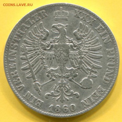Талер Пруссия 1860 (серебро) - 1860_2