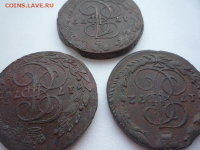 5 копеек 1772,76,77гг ем,до 18.01.17г - 267-3