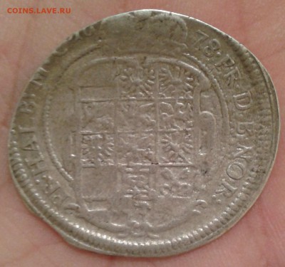 6 талера Бранденбуг - Ансбах 1678 г.- на оценку - Фото-1812