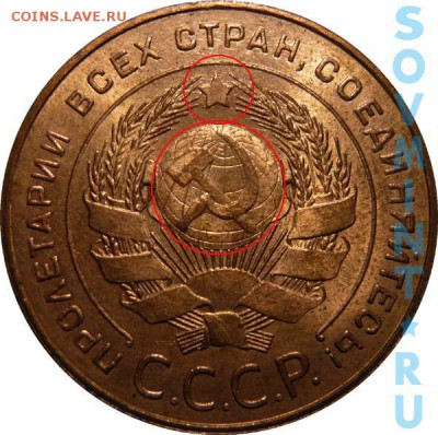 5 копеек 1924 года определение - .5k1924шт.1(земной шар выпуклый)
