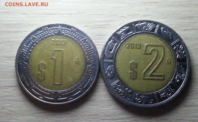 Мексика 1 и 2 песо (БИМ) до 18.01.17 - 20170114_225003