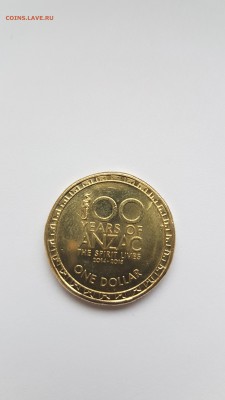 Австралия, 2014 г., номинал 1 доллар - 20170115_150836