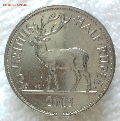 2 рупии 2013 до 20 янв. 22-00 мск - МАВРИКИЙ 1(2 рупии 2013 20170115_160045