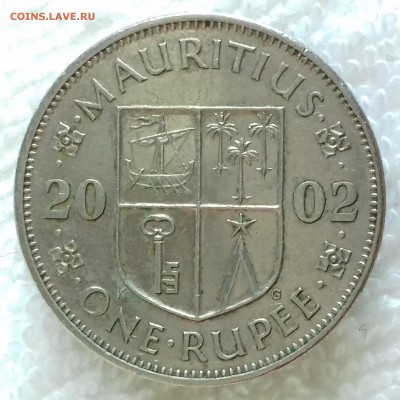 МАВРИКИЙ 1 рупия 2002 до 20 янв. 22-00 мск - МАВРИКИЙ 1 рупия 2002 20170115_160313